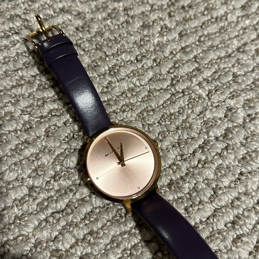 Michael Kors Genuine Leather Watch